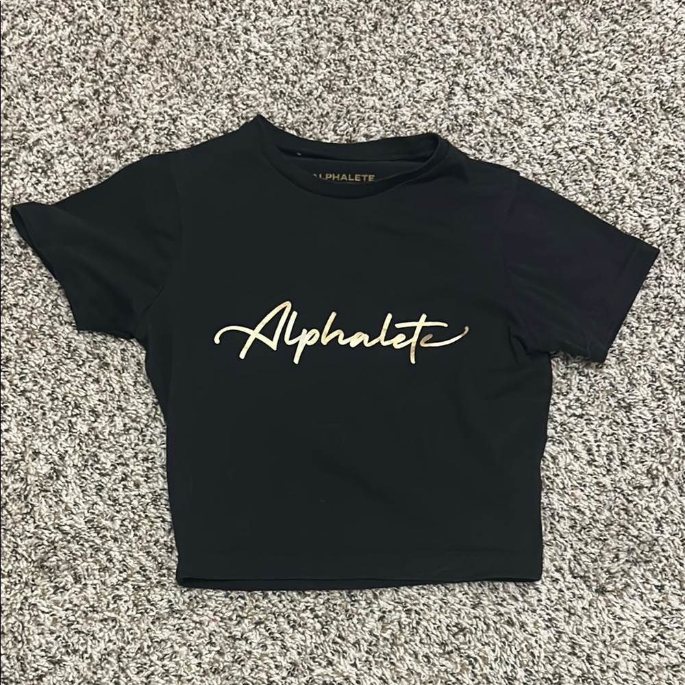 Alphalete Black  Crop top